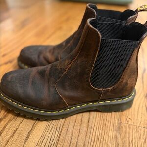 Dr. Martens Distressed Brown Leather Boots Sz 11
